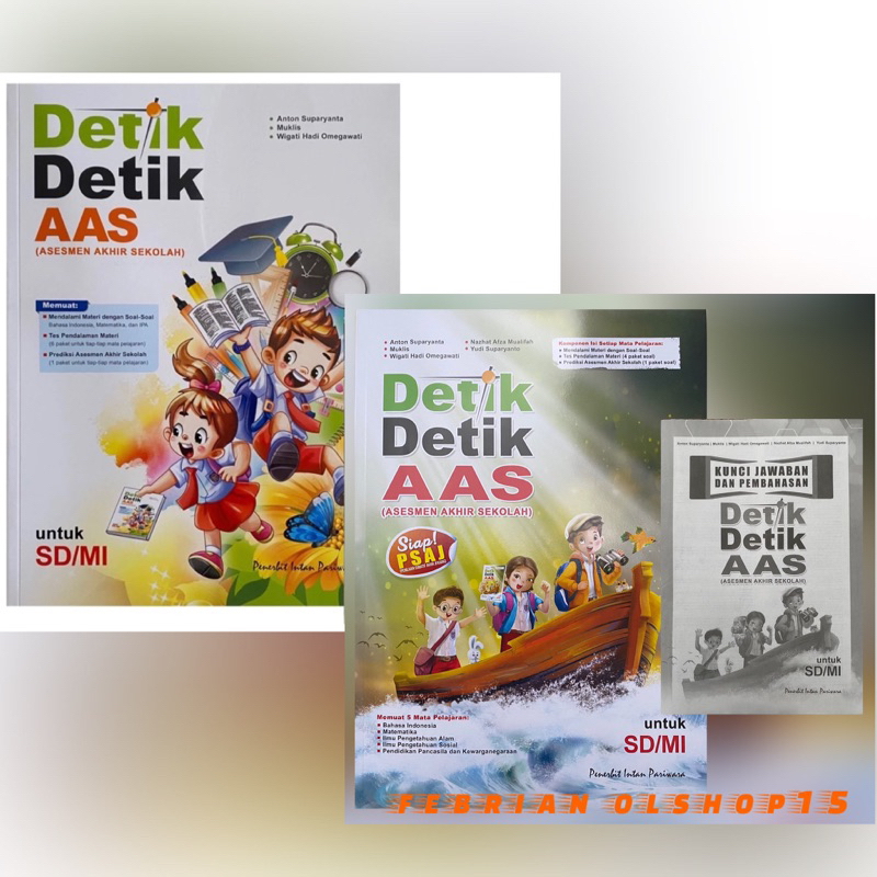 Jual Buku Detik Detik Aas Asesmen Akhir Sekolah Sd Mi Kunci