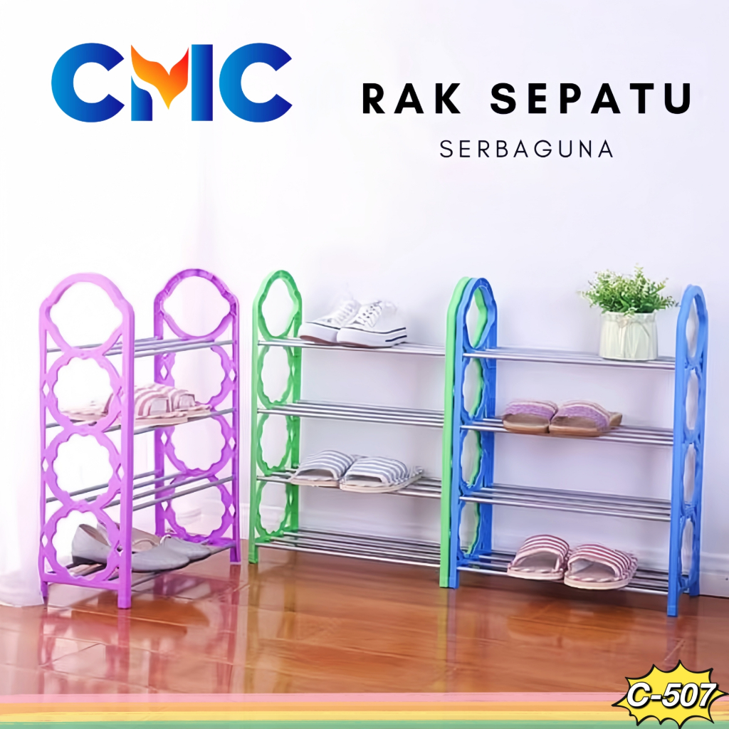 Jual CMC M 507 Rak Sepatu Sandal C507 Warna Rak Sepatu Portable 4