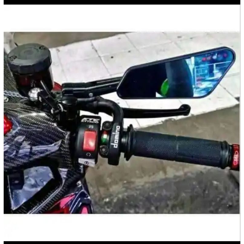 Jual Spion Circuit Tomok Cnc Full Hitam Kaca Biru Shopee Indonesia