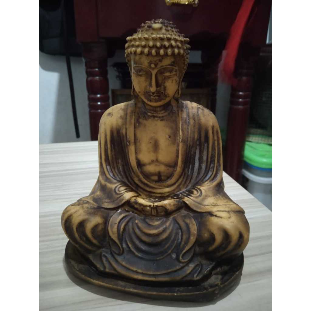 Jual Patung Budha Goutama Fiber Cap Kuno Jadul Antik Shopee Indonesia