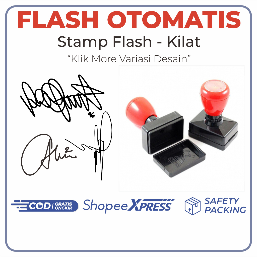 Jual Stempel Kilat Custom Ttd Paraf Stempel Flash Otomatis