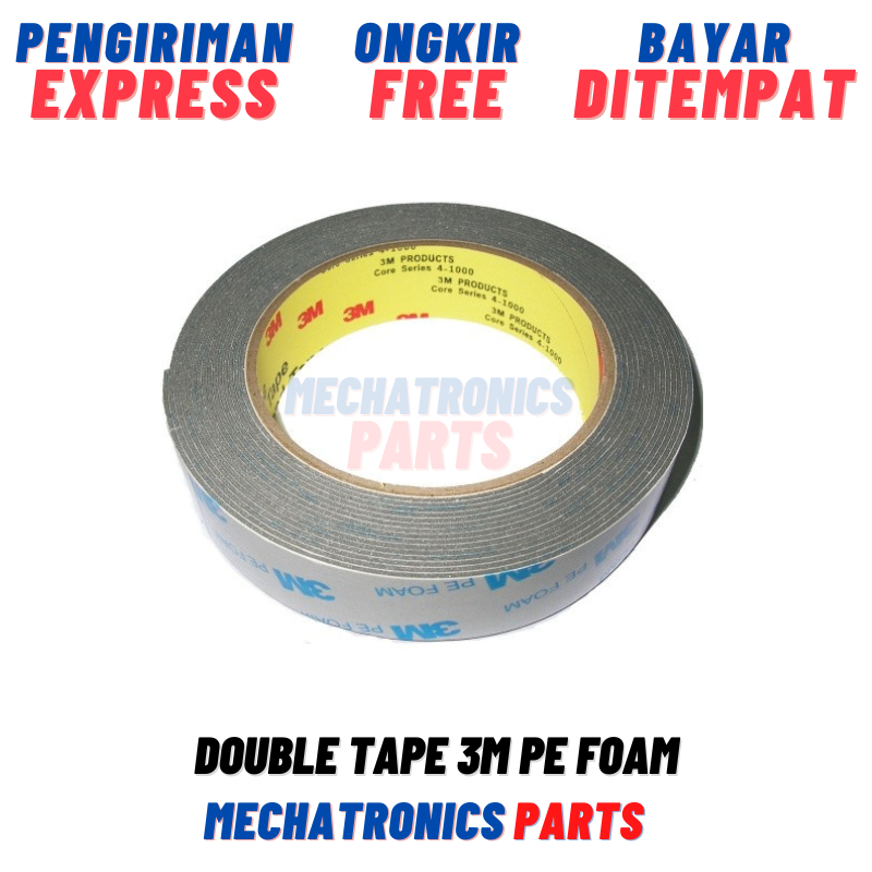 Jual Double Tape M Pe Foam Lebar Mm X Panjang Meter Shopee