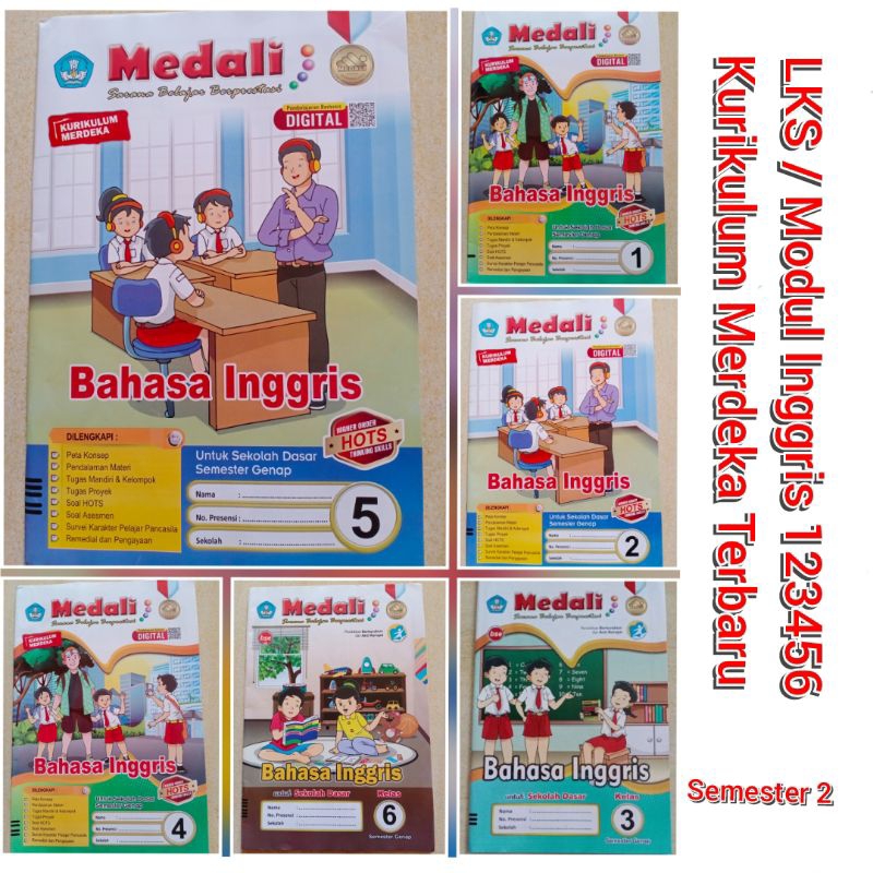 Jual Lks Bahasa Inggris Semester Kurikulum Merdeka Kumer Sd Mi Kelas