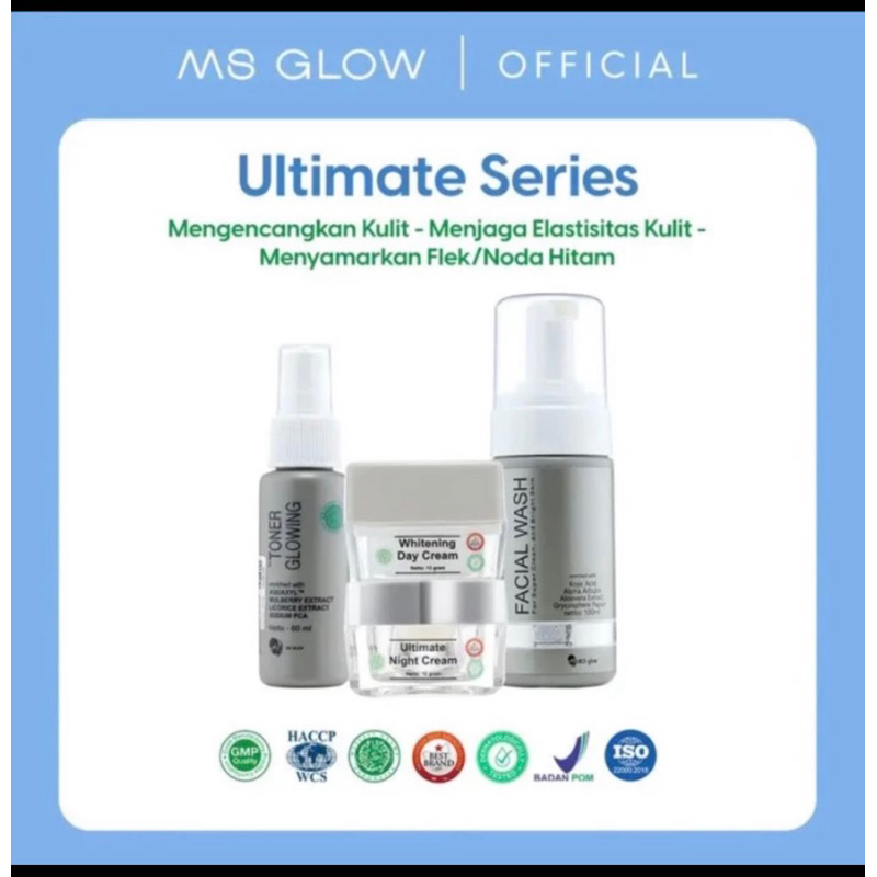 Jual MS GLOW PAKET ULTIMATE SERIES KULIT FLEK 500 GR Shopee