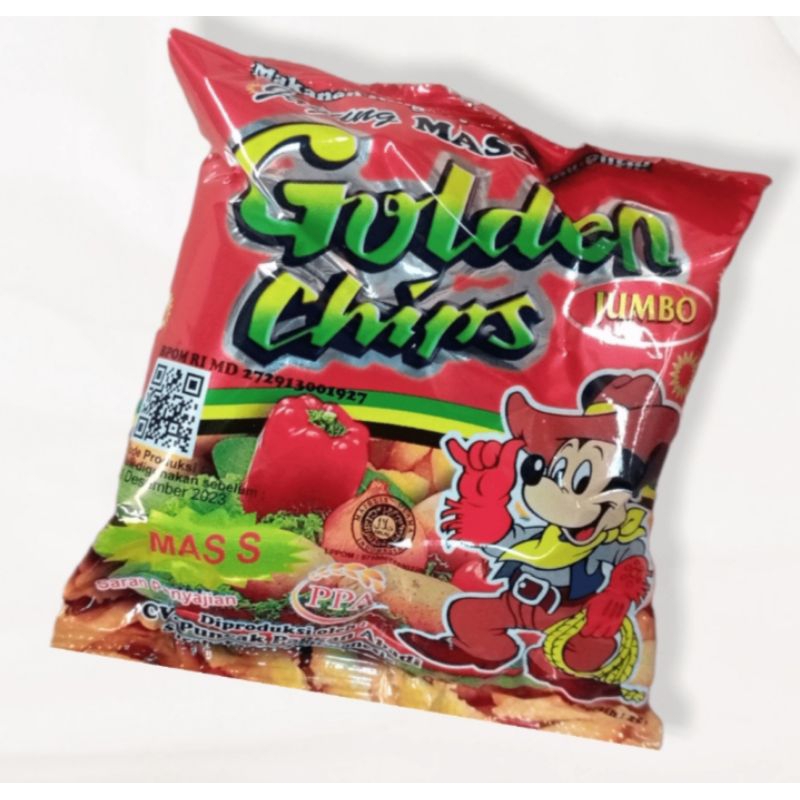 Jual TERMURAH Golden Chips Potato Chips Jajan Jadul Kentang Rasa