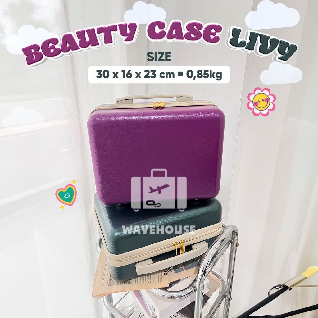 Jual Beauty Case Livy BC 45 Koper Make Up Tas Kosmetik Travel