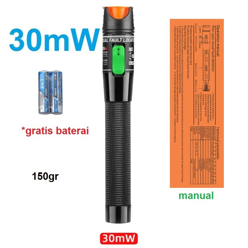 Jual Visual Fault Locator Vfl Fo Optik Senter Optik Laser Kabel Fiber