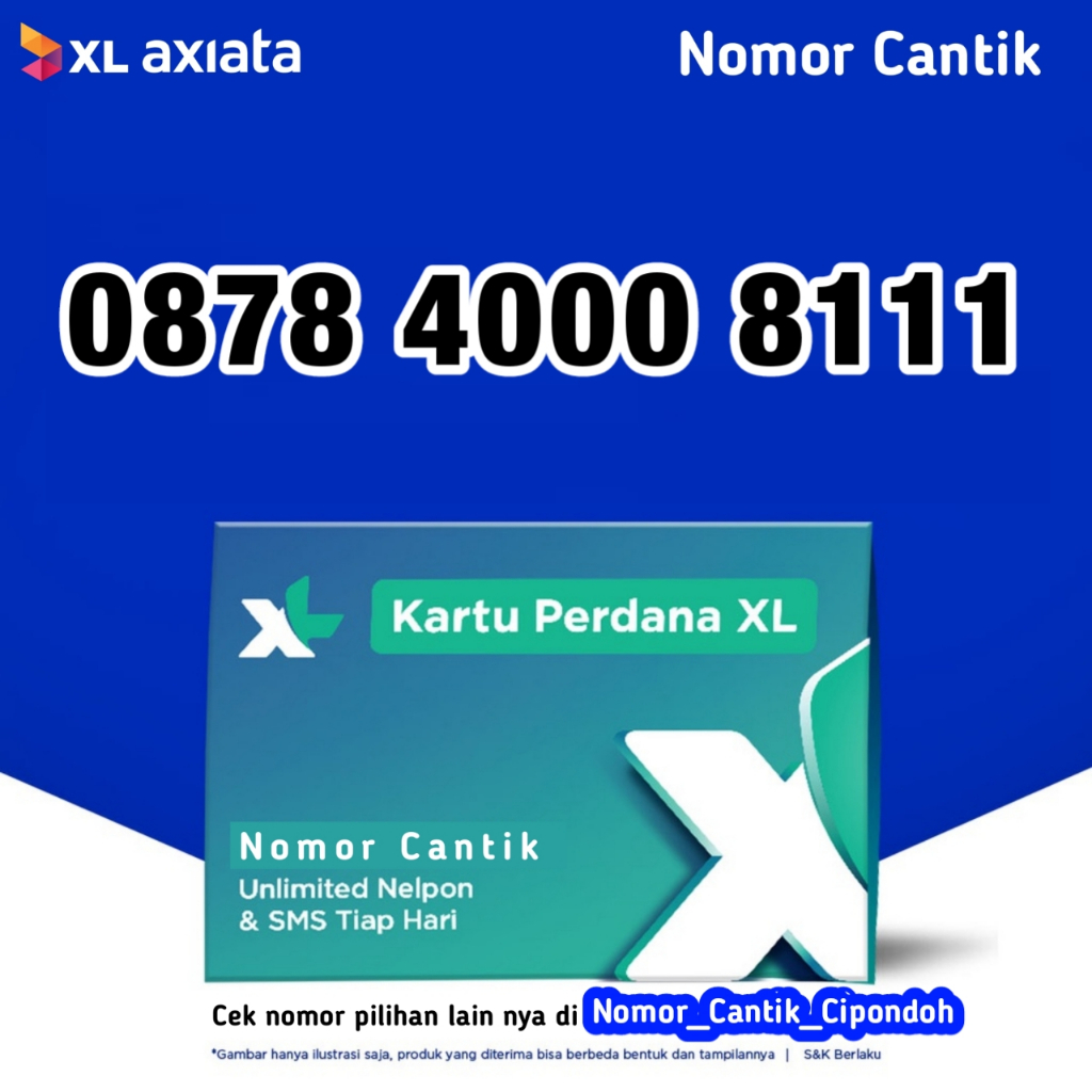 Jual Kartu Perdana Nomor Cantik Xl Axiata Super Rapih O