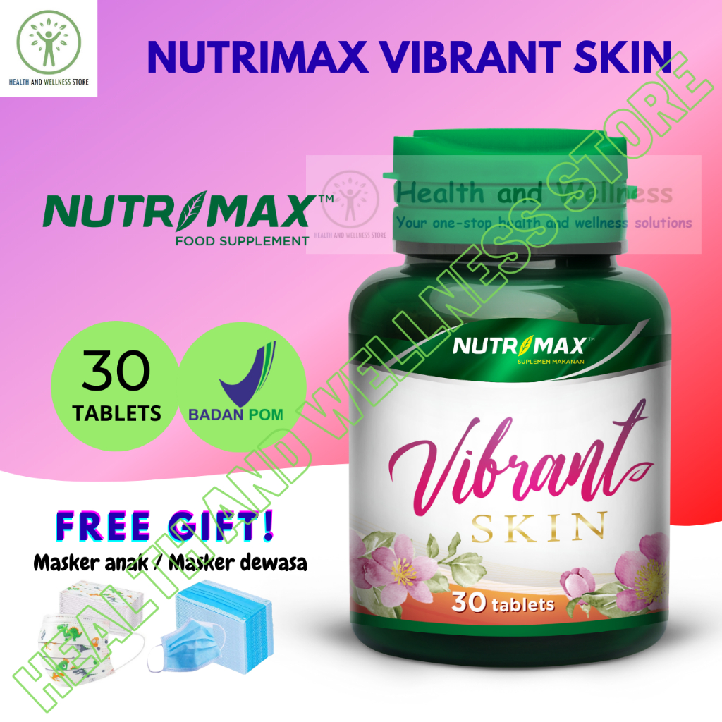 Jual Nutrimax Vibrant Skin Tablet Kolagen Collagen Nutrisi Kulit