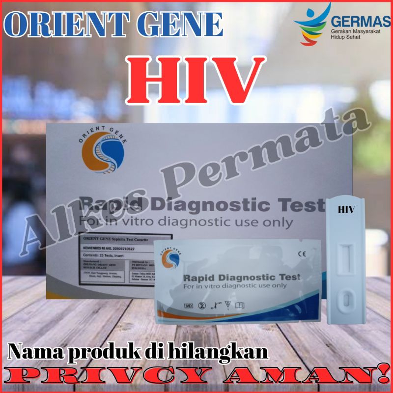 Jual Alat Test HIV 1 2 Akurat Mandiri Satuan Orient Gene Shopee Indonesia