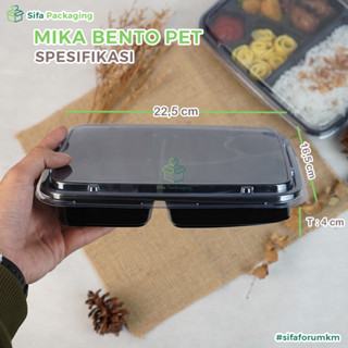 Jual Mika Bento Sekat Tutup Lunch Box Wadah Makanan Tempat Makanan