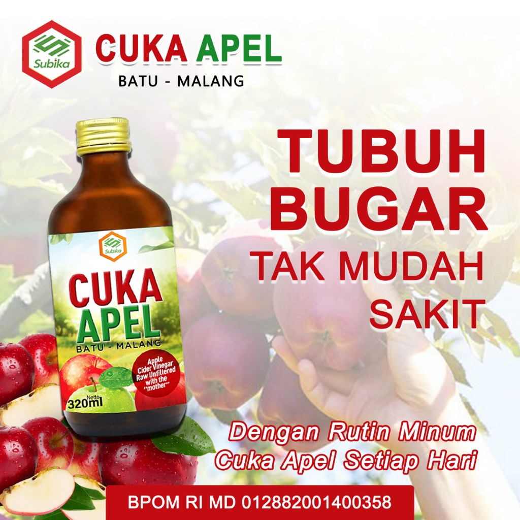 Jual Cuka Apel Subika Original Ml Shopee Indonesia