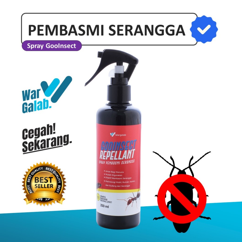 Jual Gooinsect Spray Pembasmi Koloni Semut Kecoa Pengganggu Cairan