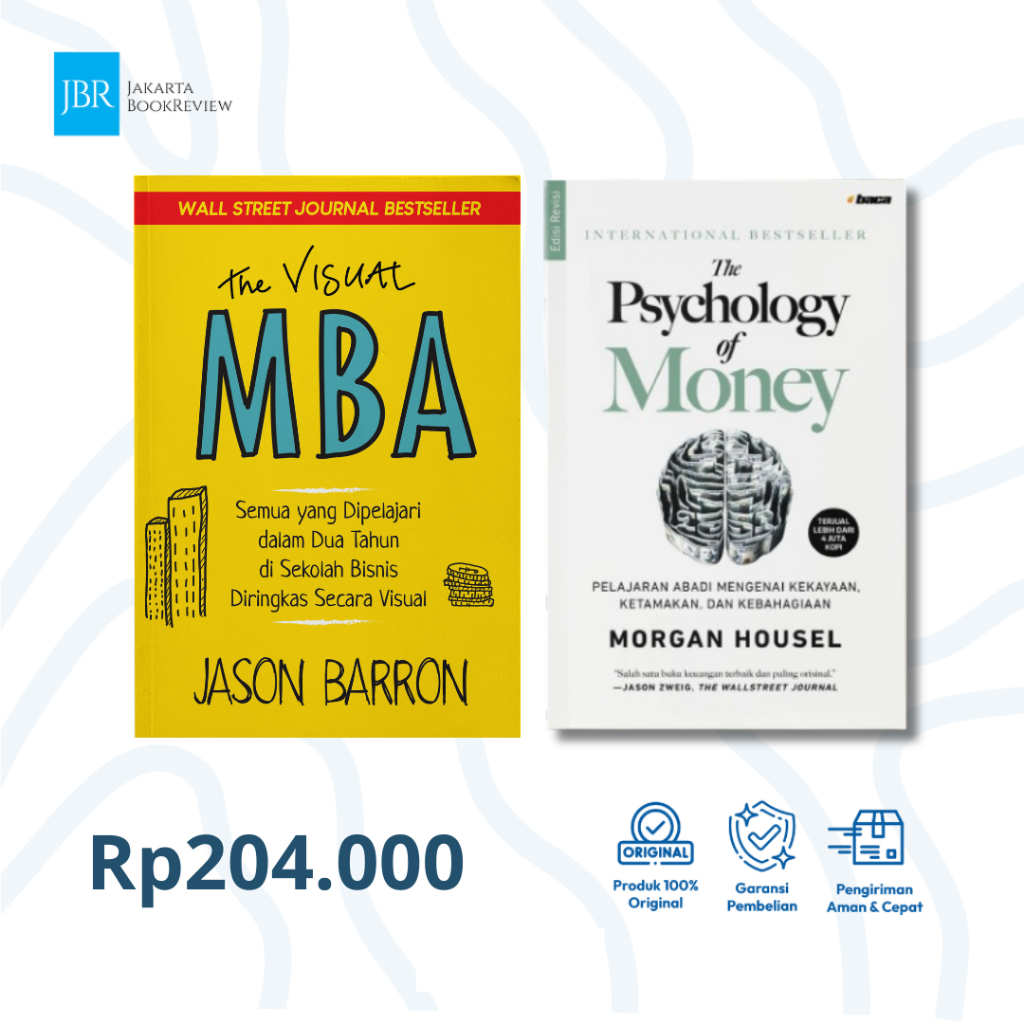 Jual Paket Buku The Visual Mba Dan The Psychology Of Money Edisi Revisi