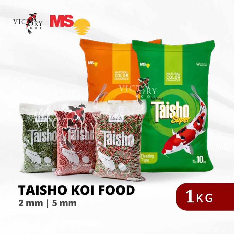 Jual Taisho Super Merah Hijau Mm Kg Pakan Koi Alternatif Pelet