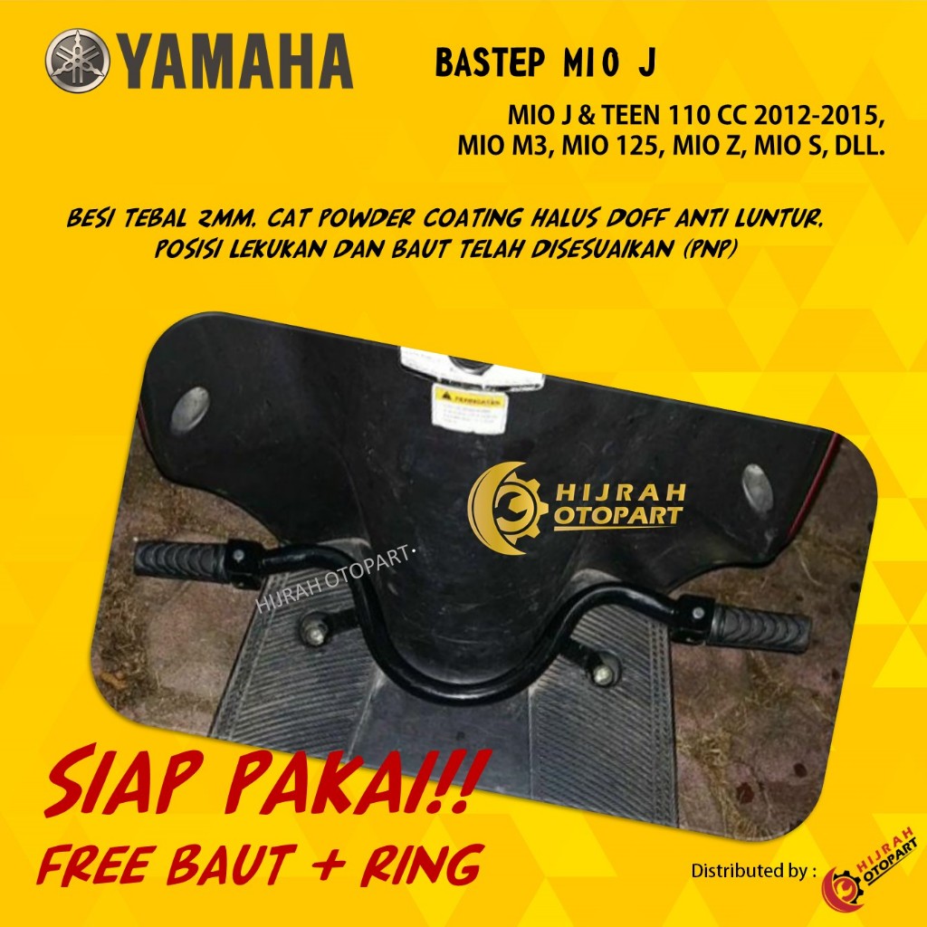 Jual Bastep Matic Mio J Pijakan Kaki Matic Free Footstep Dan Baut