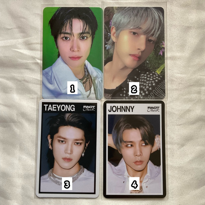 Jual Official Photocard Damage Fact Check Jaehyun Taeyong Johnny Renjun