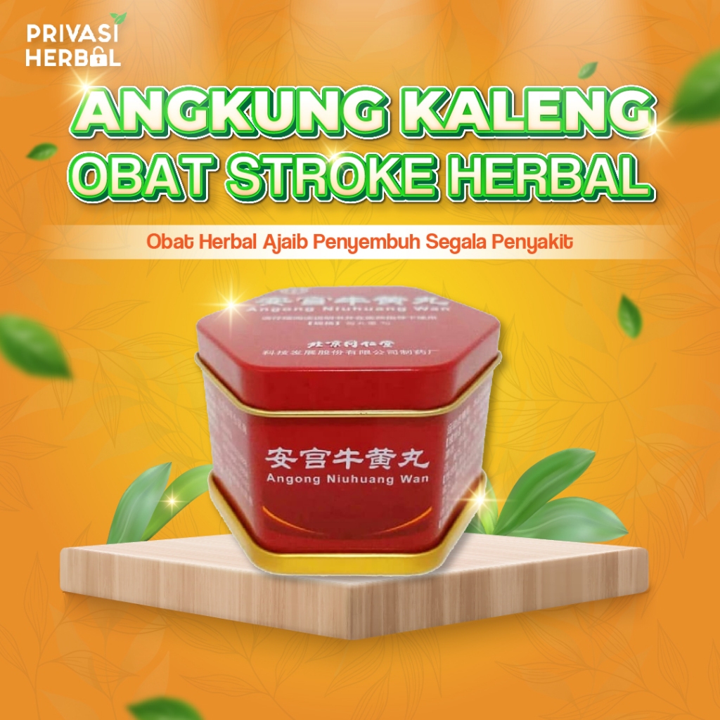 Jual Obat Struk Stroke Cina Angkung Kaleng Angong Niuhuang Wan Kaleng