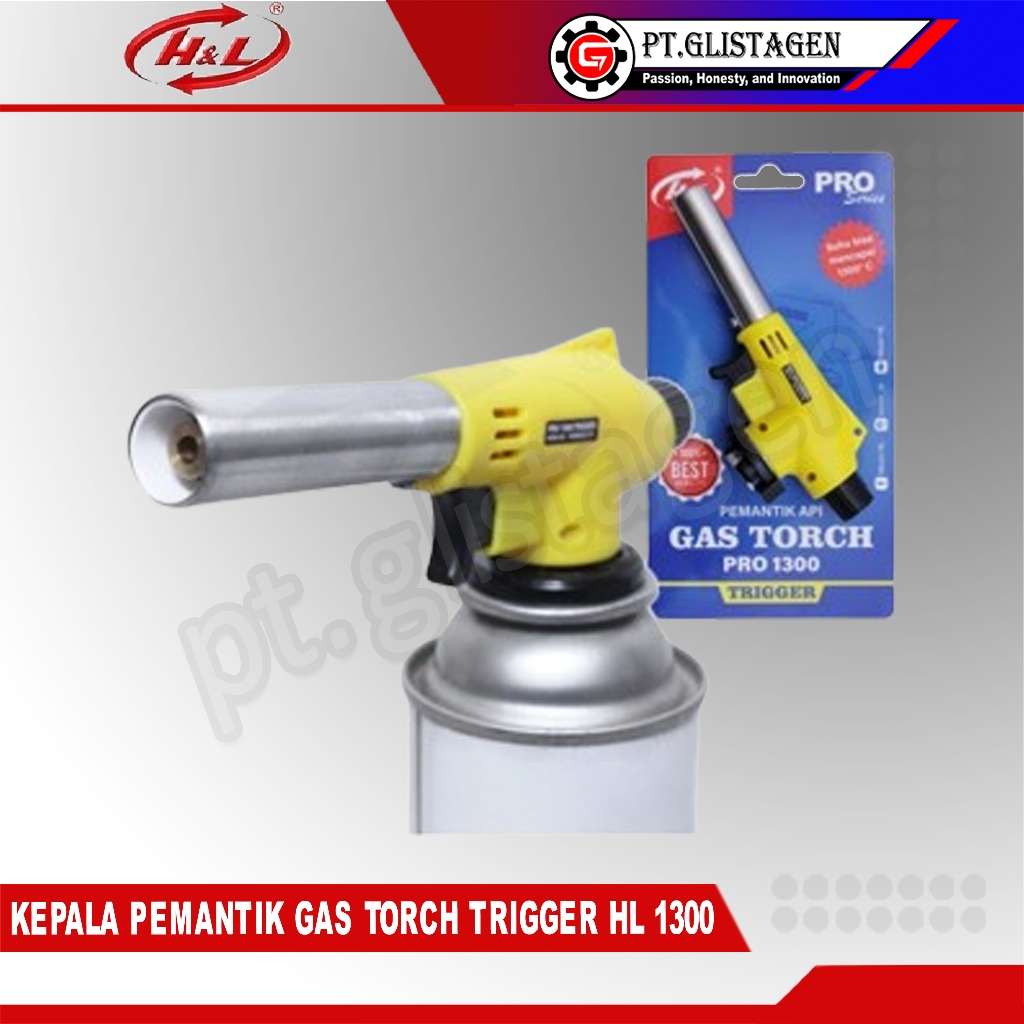 Jual HL Gas Torch PRO TRIGGER 1300 Pemantik Gas Pematik Api Flame Gun