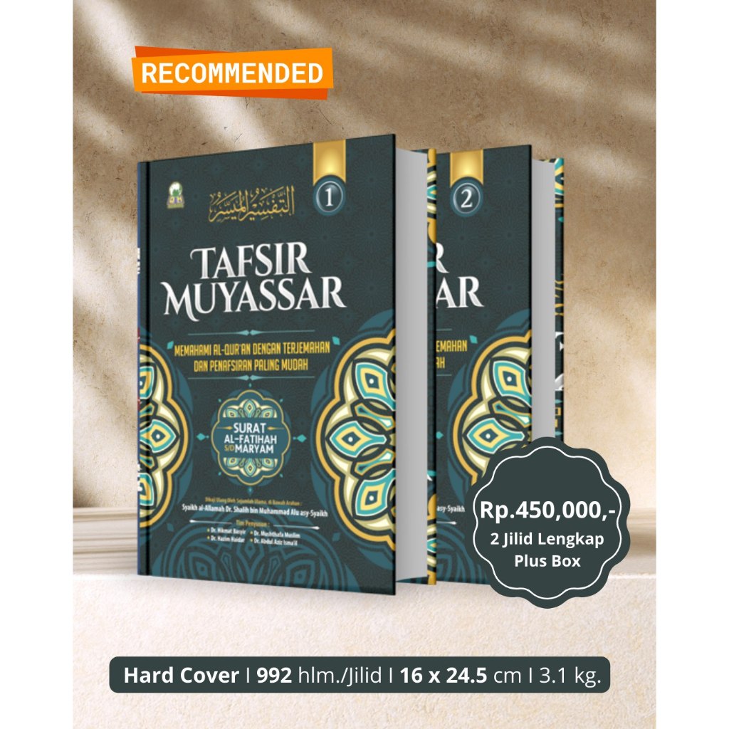 Jual Tafsir Muyassar 1 Set 2 Jilid Plus Box Shopee Indonesia