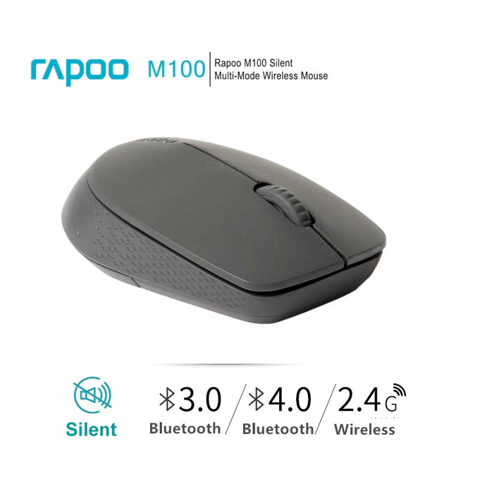 Jual Mouse Silent Bluetooth Rapoo M100 M160 Multimode Wireless