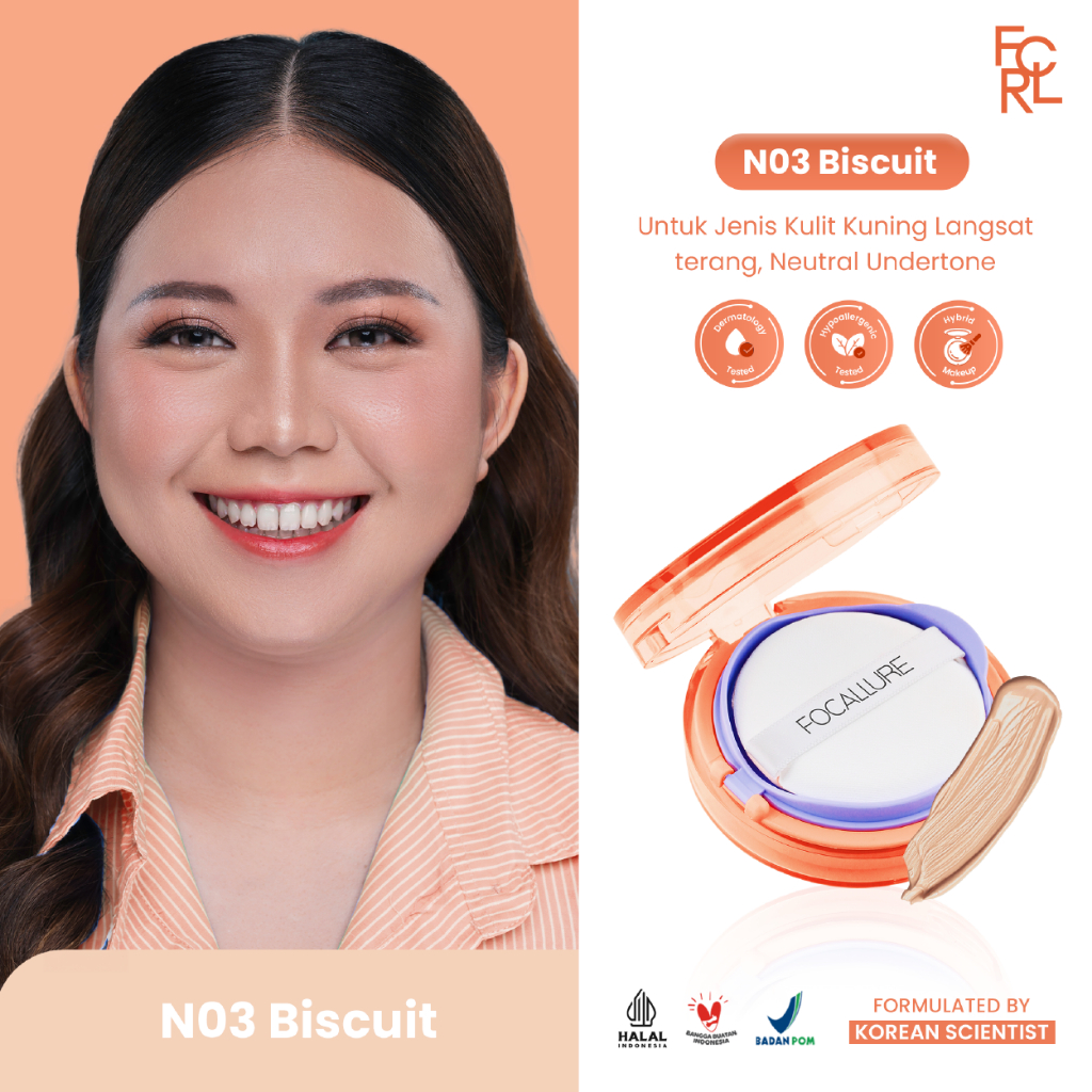 Jual Focallure Probase Bb Cushion Poreless Matte Lightweight Glow