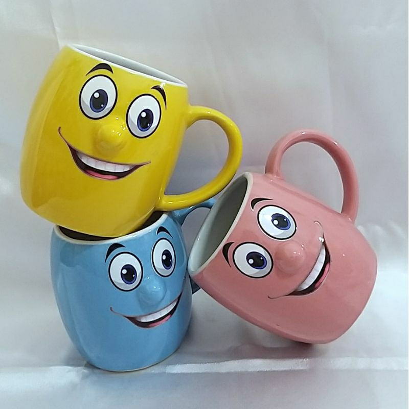 Jual Mug New Emoji Keramik Lucu Shopee Indonesia