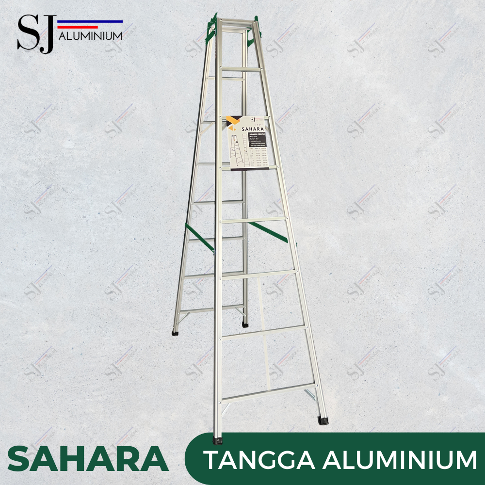 Jual Tangga Lipat Aluminium Ladder Multifungsi Jumbo Sahara Hijau