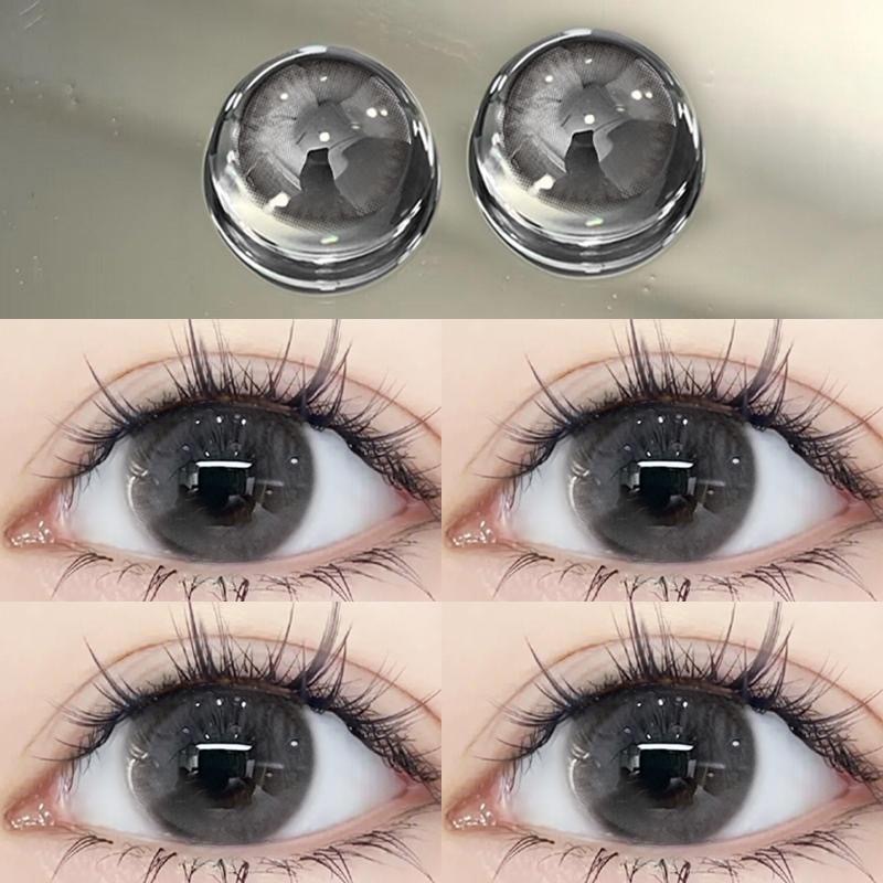 Jual Soflens Hitam Normal Colored Lenses Dengan Ikacamata Warna Untuk