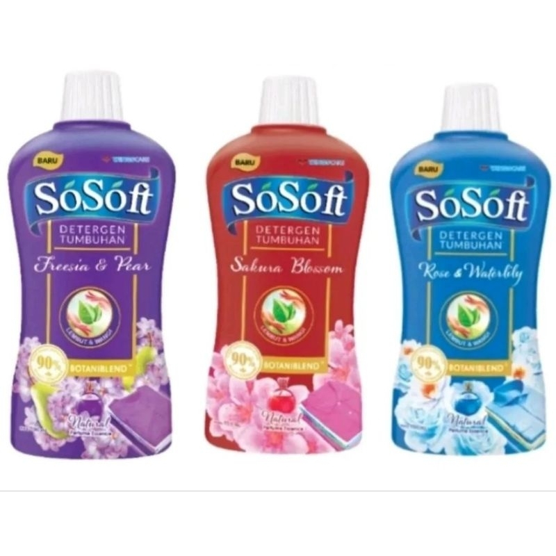 Jual Sosoft Liquid Detergent Bottle Ml Shopee Indonesia