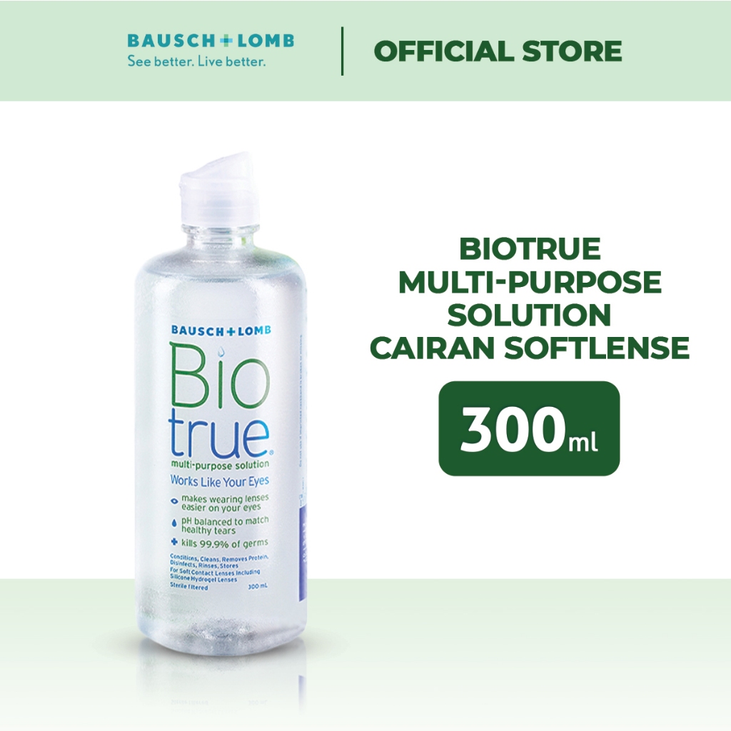 Jual Biotrue Multi Purpose Solution Cairan Softlense 300 Ml Shopee