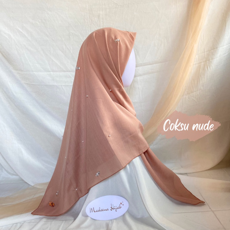 Jual PART 2 RAYA SQUARE Hijab Raya Bahan Voal Premium Jilbab Segi