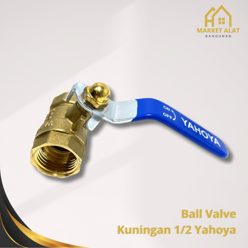 Jual Ballvalve Kuningan 1 2 YAHOYA Stop Kran Keran Kuningan 1 2 Inci