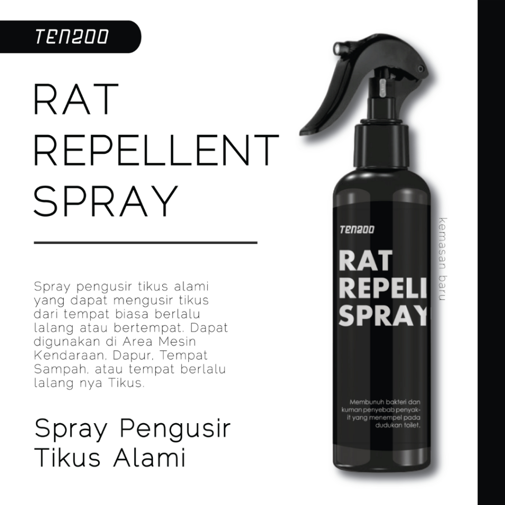 Jual Rat Repellent Spray Pengusir Dan Pembasmi Tikus Alami Tidak