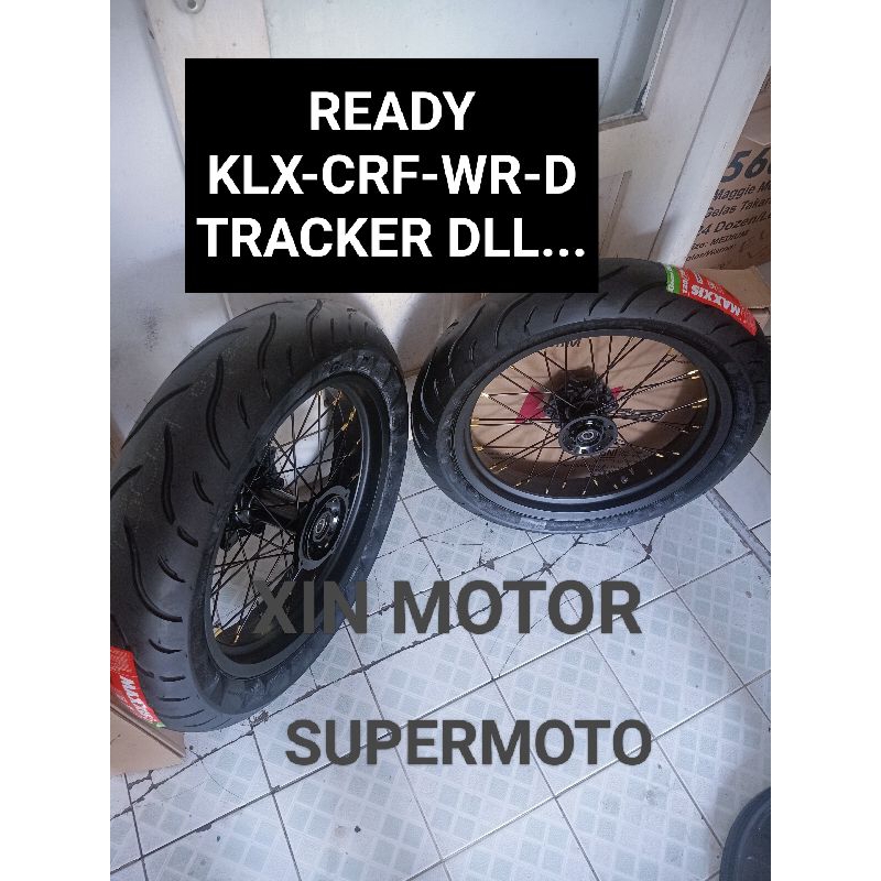 Jual Sepaket Velg Supermoto Crf Klx Bf Dtracker Honda Crf