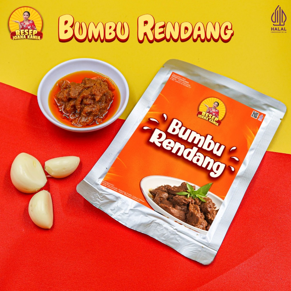 Jual Bumbu Rendang Padang Sachet 50g Bumbu Masak Instan Praktis Halal