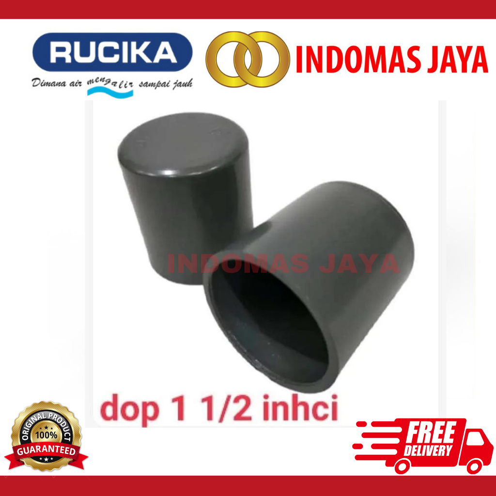 Jual Dop 11 2 AW Rucika Tutup Pipa Polos 11 2 End Cap Aw 11 2