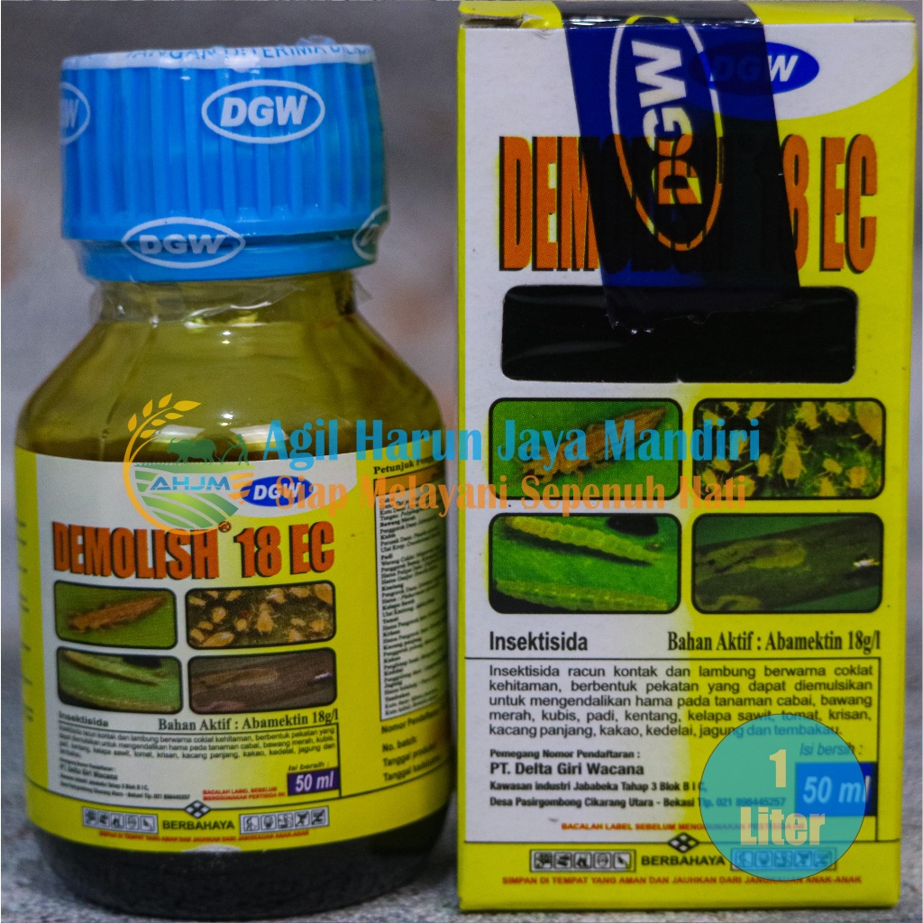 Jual DEMOLISH 18 EC 50 ML Insektisida Abamektin Pengendali Hama Thrips