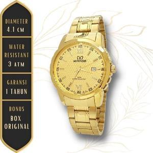 Jual JAM TANGAN MIRAGE PRIA 8267 GOLD BRP M Shopee Indonesia