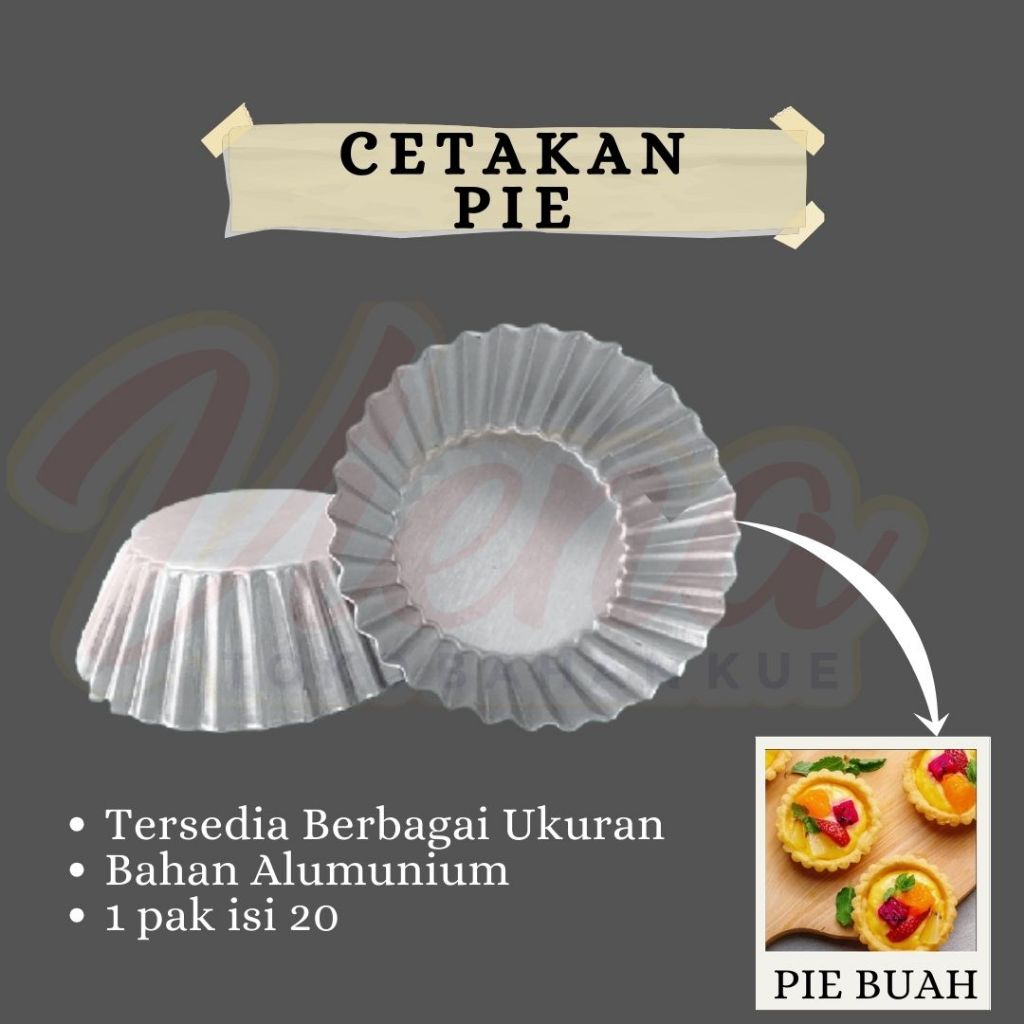 Jual Cetakan Pie Susu Pie Mini Berbagai Ukuran Sus Pie Cetakan