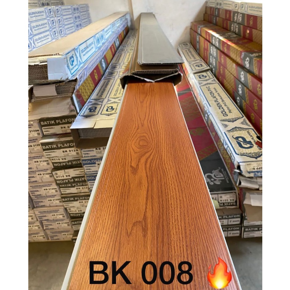 Jual Lebih Murah Plafon Pvc Batik Plafon Laminate Serat Kayu Doff Bk