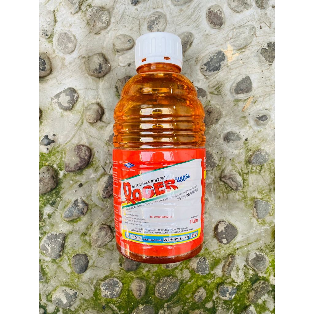 Jual Herbisida Sistemik Roger 480SL Dari Cap Kapal Terbang 1liter F