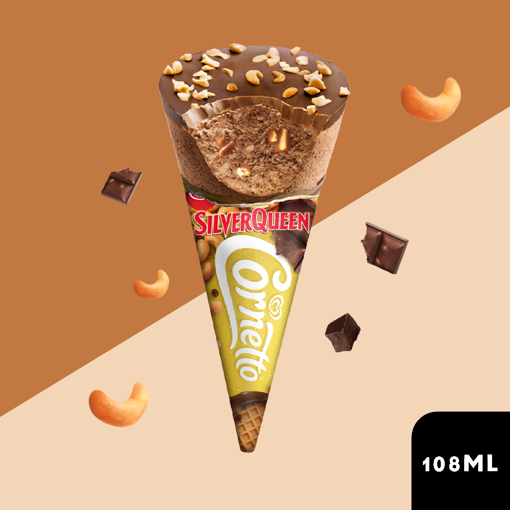 Jual Cornetto Disc Silverqueen Es Krim Ice Cream Wall S Shopee