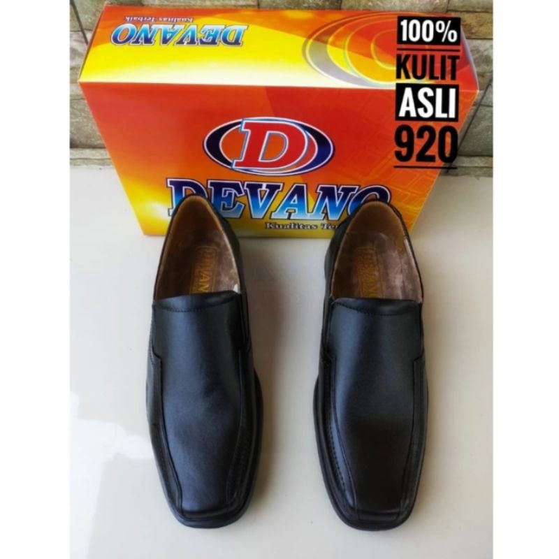 Jual Sepatu DEVANO 920 Kantor Pantofel Kickers Kulit Asli Pria Dinas