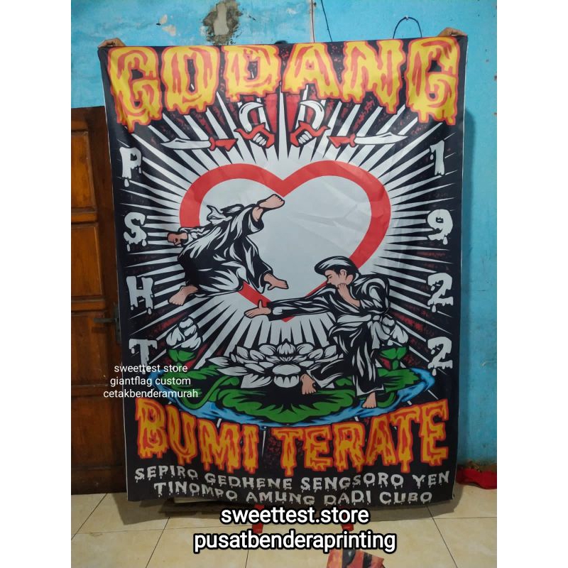 Jual Bendera Psht Full Printing Giantflag Sh Bendera Terate Miniflag