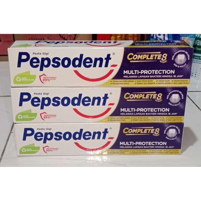 Jual Pepsodent Complete 8 Pasta Gigi Multi Protection 150 G Shopee