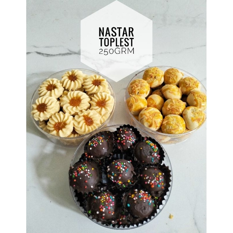 Jual Kue Nastar Kastengel Putri Salju Paket Kue Isi 3Toples Ukuran