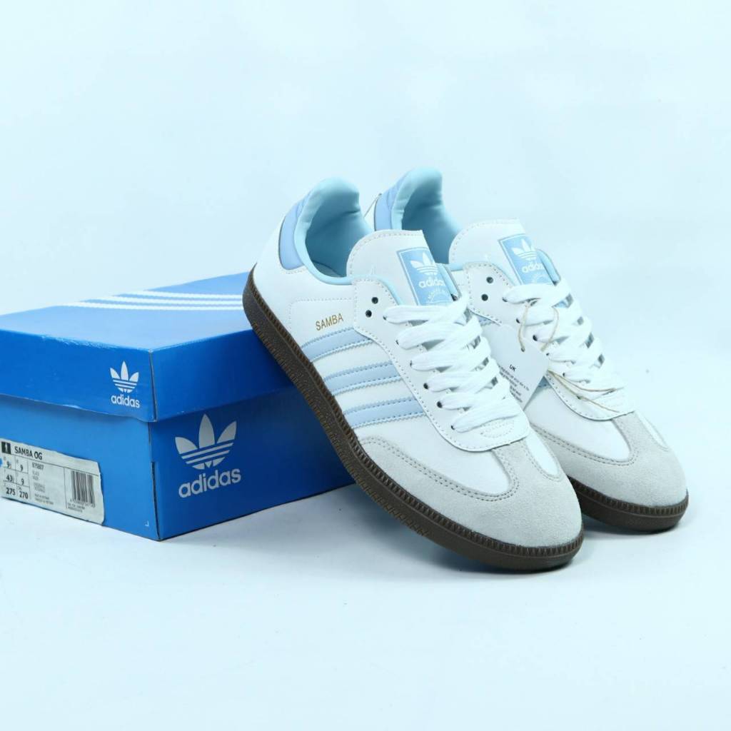 Jual Adidas Samba Og Hallo Blue Original BNIB Unisex Shopee Indonesia