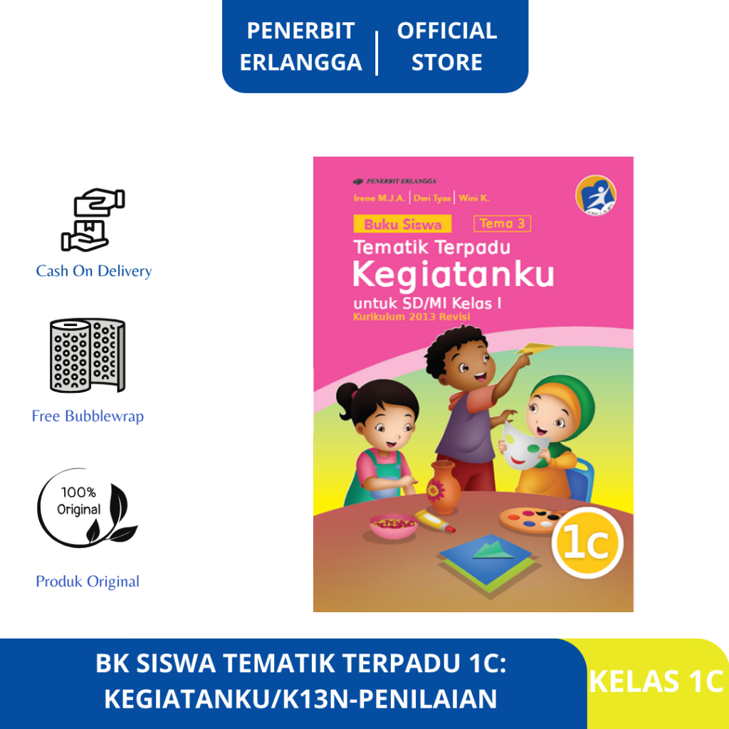 Jual Bk Siswa Tematik Terpadu C Kegiatanku Kurikulum Revisi