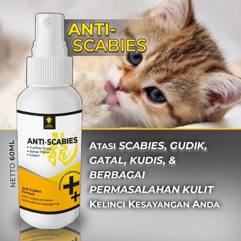 Jual BEST SELLER Obat Jamur Kucing Kelinci Scabies Demodex Impetigo